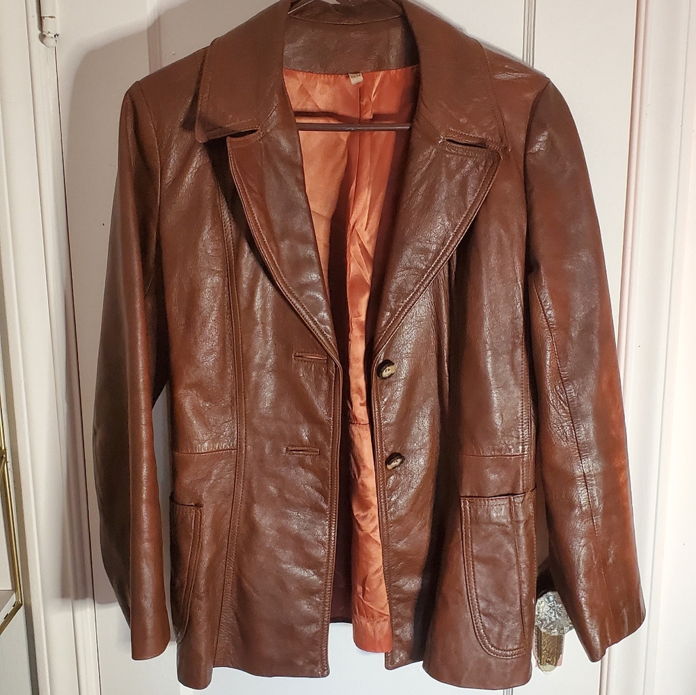 Boss Babe Leather Blazer Jacket